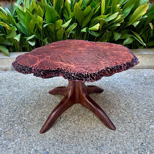 Australian Burl/Claro Walnut Coffee Table