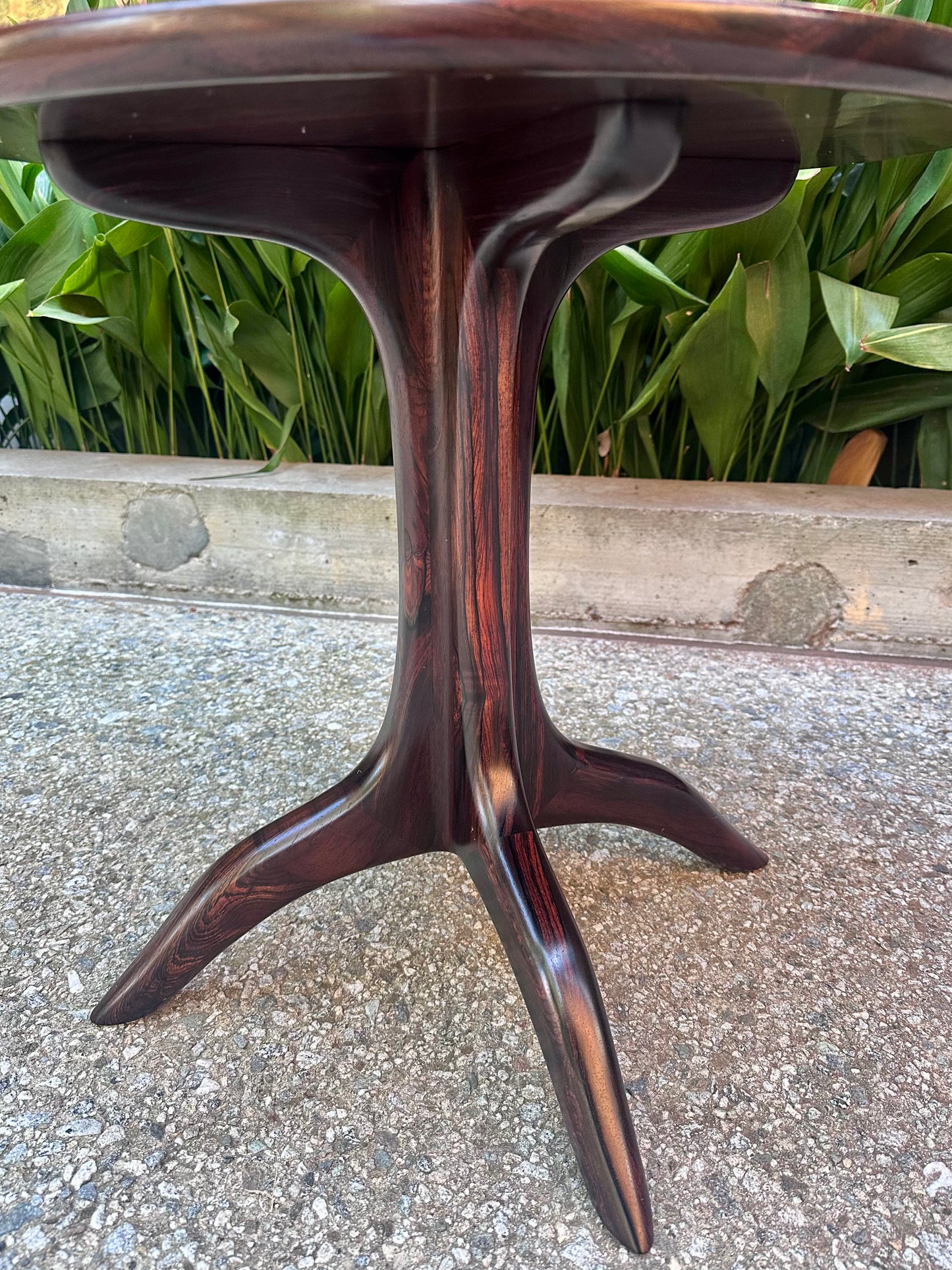 Brazilian Rosewood Pedestal Table | Last of Sam Maloof’s Private Stock