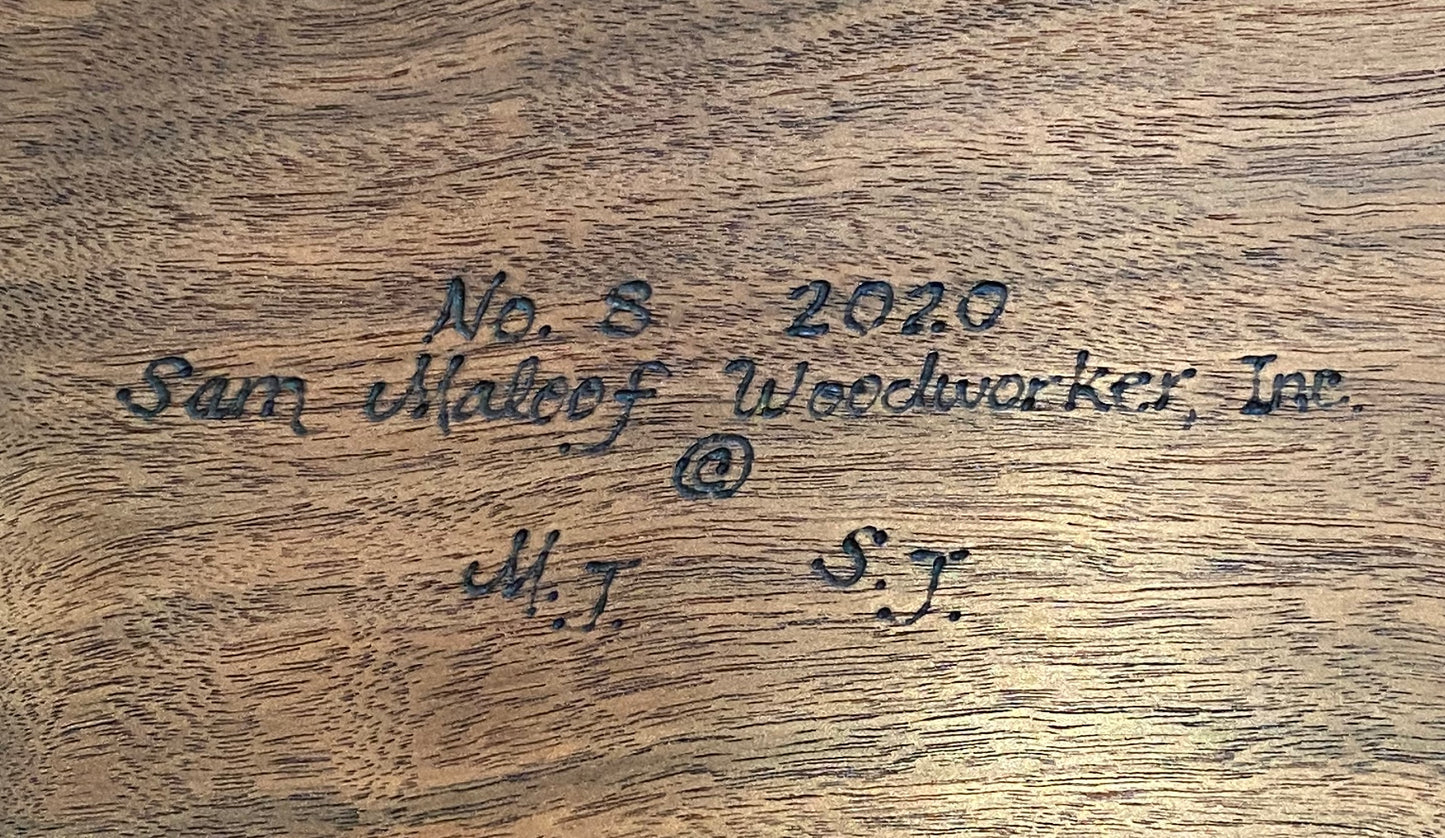 Claro Walnut Natural Edge Shelf