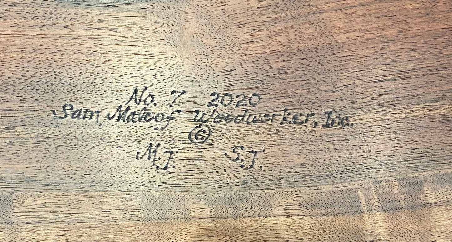 Claro Walnut Natural Edge Shelf