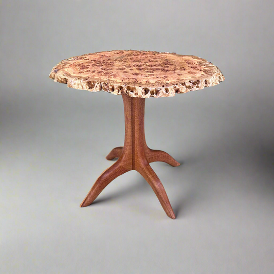 Bimble Box / Lacewood Pedestal Table