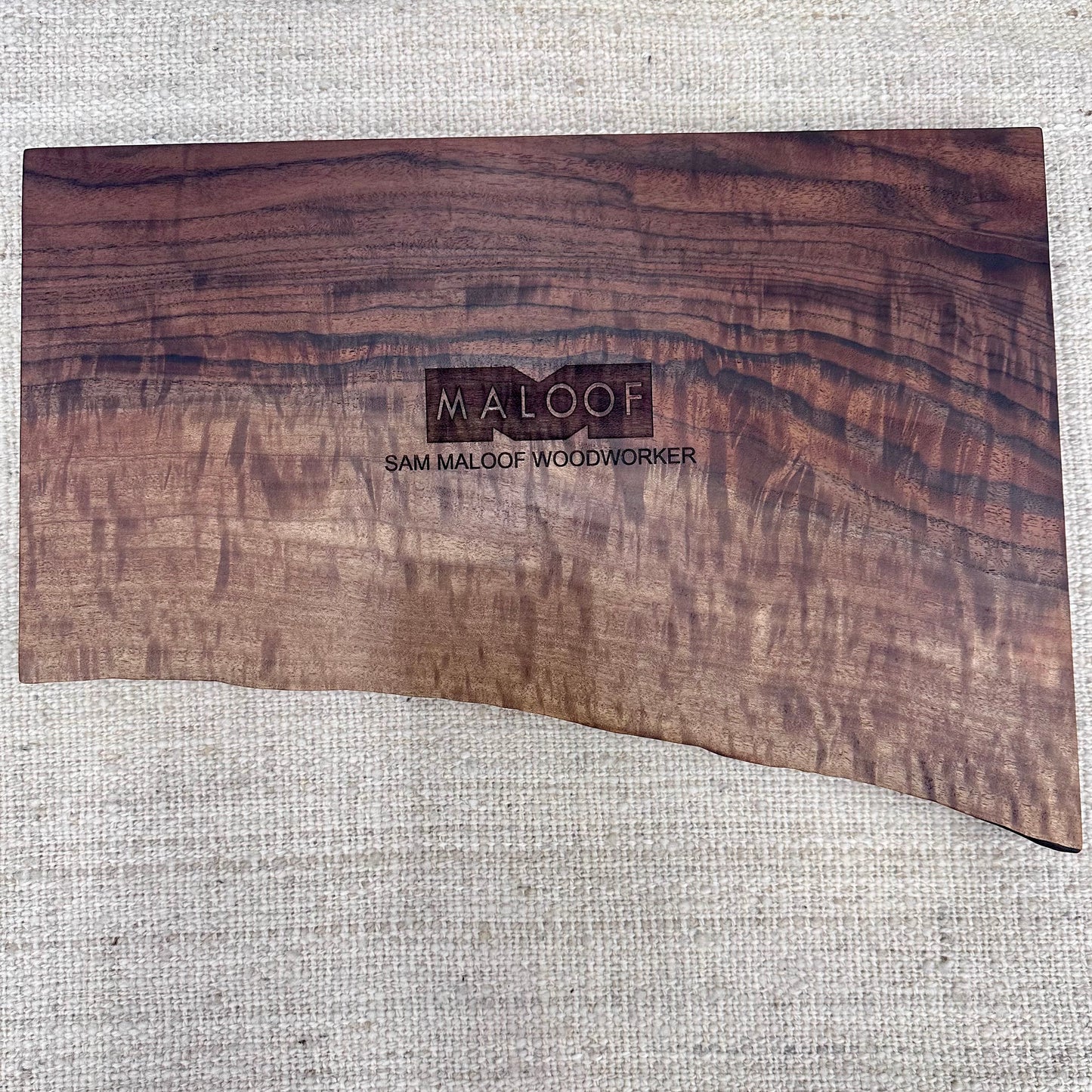 Claro Walnut Natural Edge Board