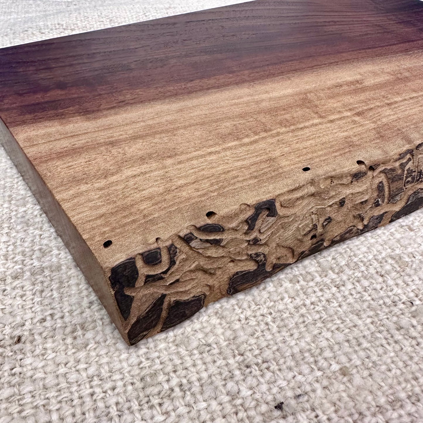 Claro Walnut Natural Edge Board