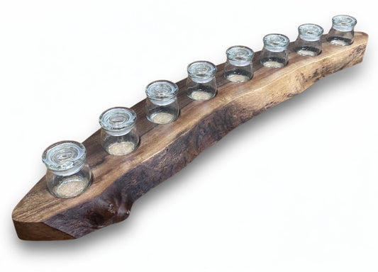 Claro Walnut Spice Holder (8 Jars)