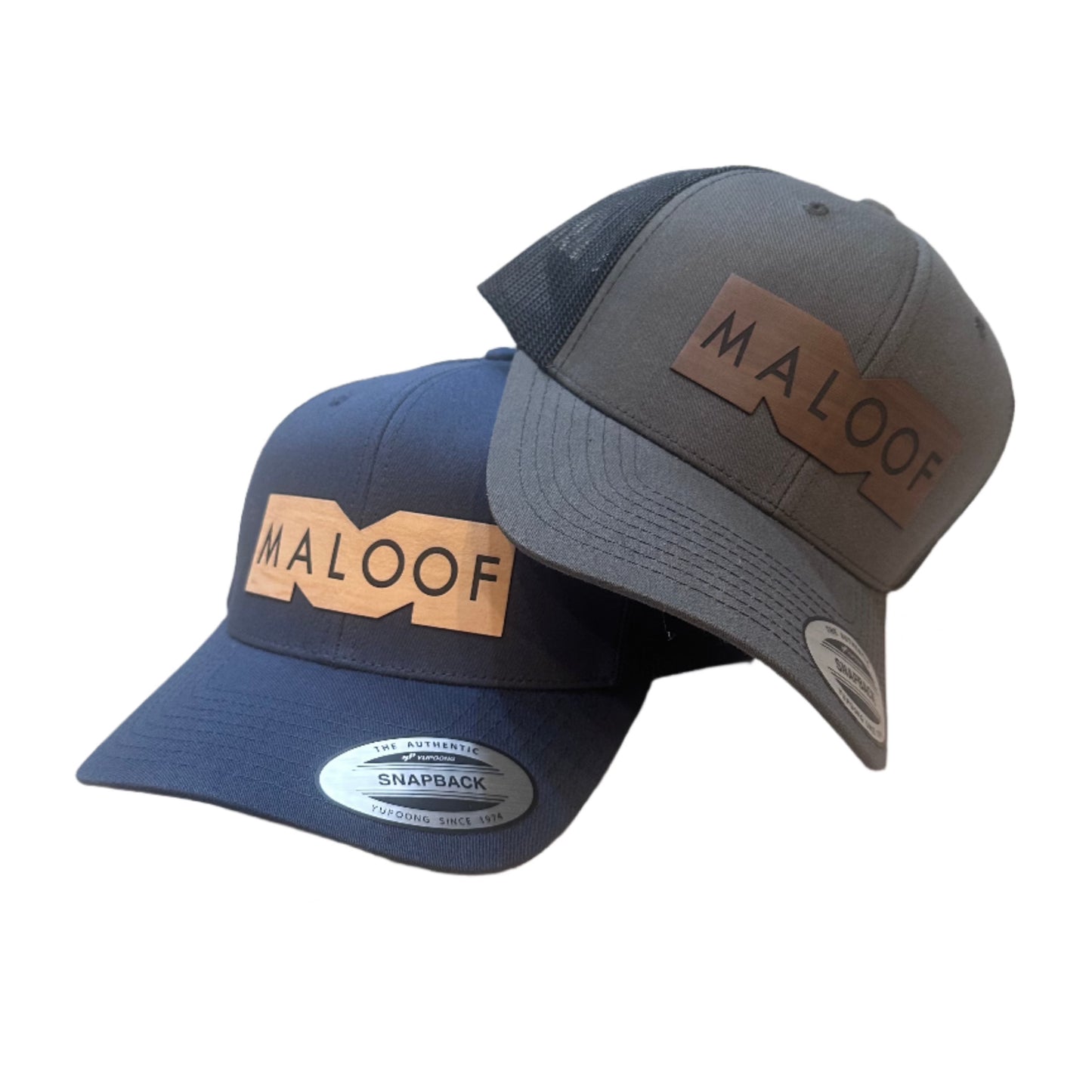 Wood Grain Maloof Logo Hat