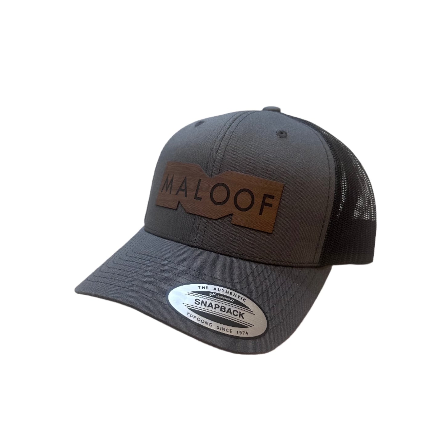 Wood Grain Maloof Logo Hat