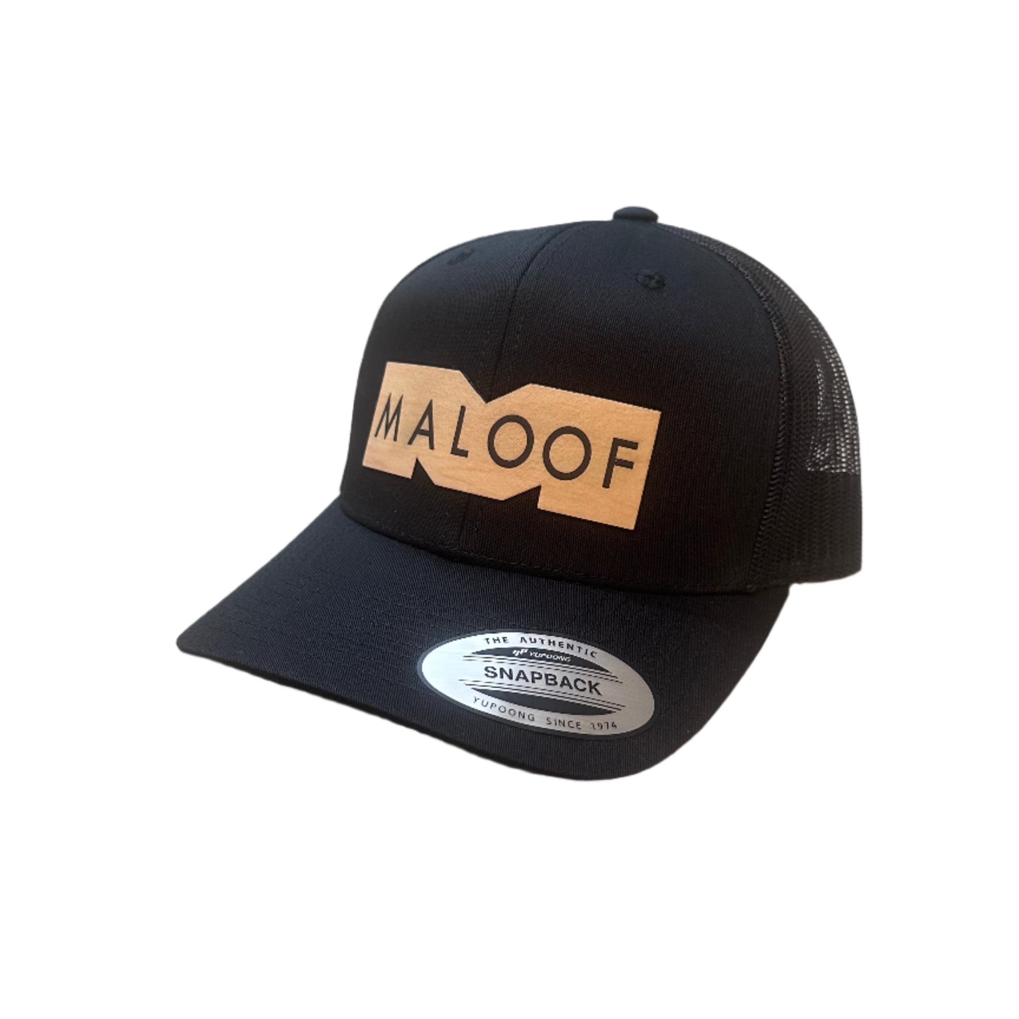 Wood Grain Maloof Logo Hat