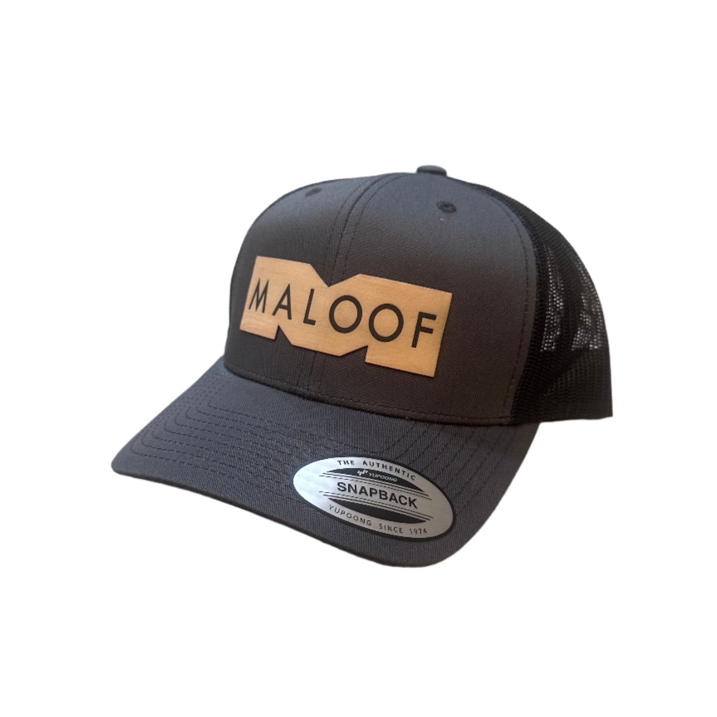 Wood Grain Maloof Logo Hat