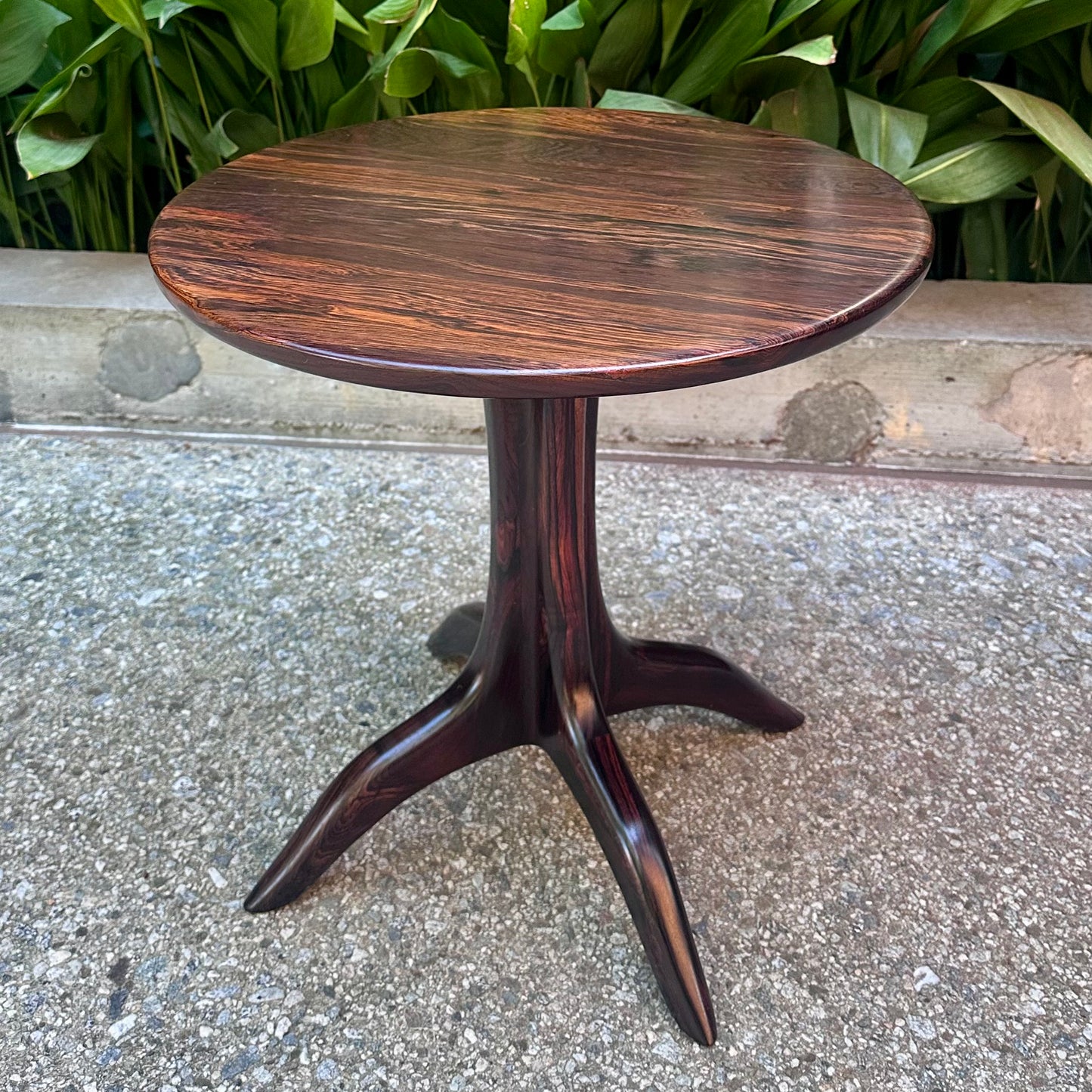 Brazilian Rosewood Pedestal Table