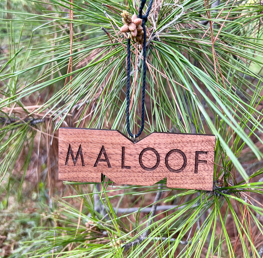 Maloof Logo Ornament